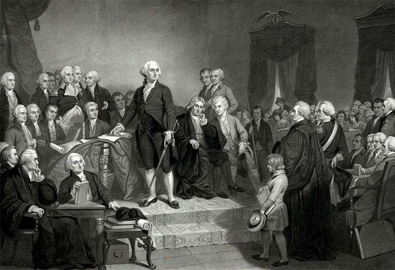Первая инаугурационная речь Джорджа Вашингтона (George Washington's first inaugural address)